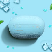 LG XBOOM Go'nun önden görünümü.