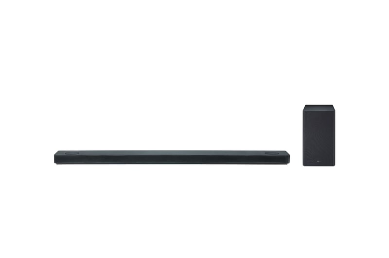Front view of Ev Sinema Sistemi Soundbar 550W Dolby Atmos MERIDIAN Teknolojisi SK10Y SK10Y