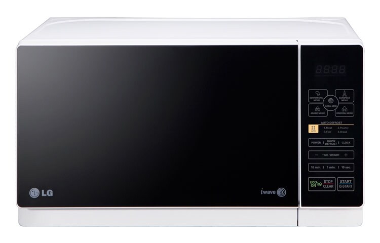 20 litre, i-wave, Mikrodalga: 700W Izgara: 600W, Dünya Mutfağı Pişirme Programları, Eco-On MH6043H için önden görünüm
