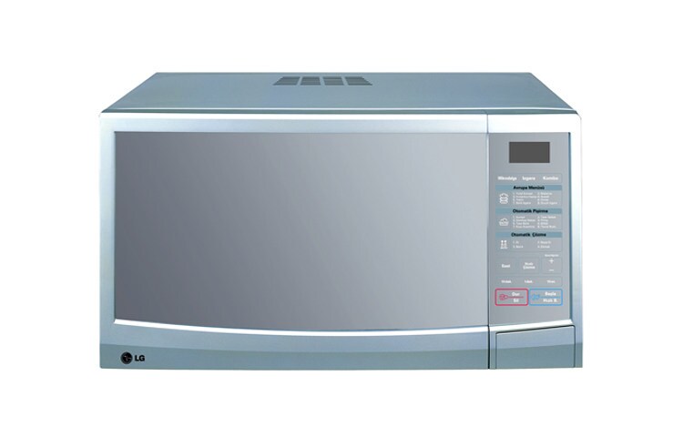 23 litre, Mikrodalga: 1200W, Izgara: 1100W, Otomatik Pişirme Programları, Hızlı Çözme, Otomatik Çözme MH6346S için önden görünüm