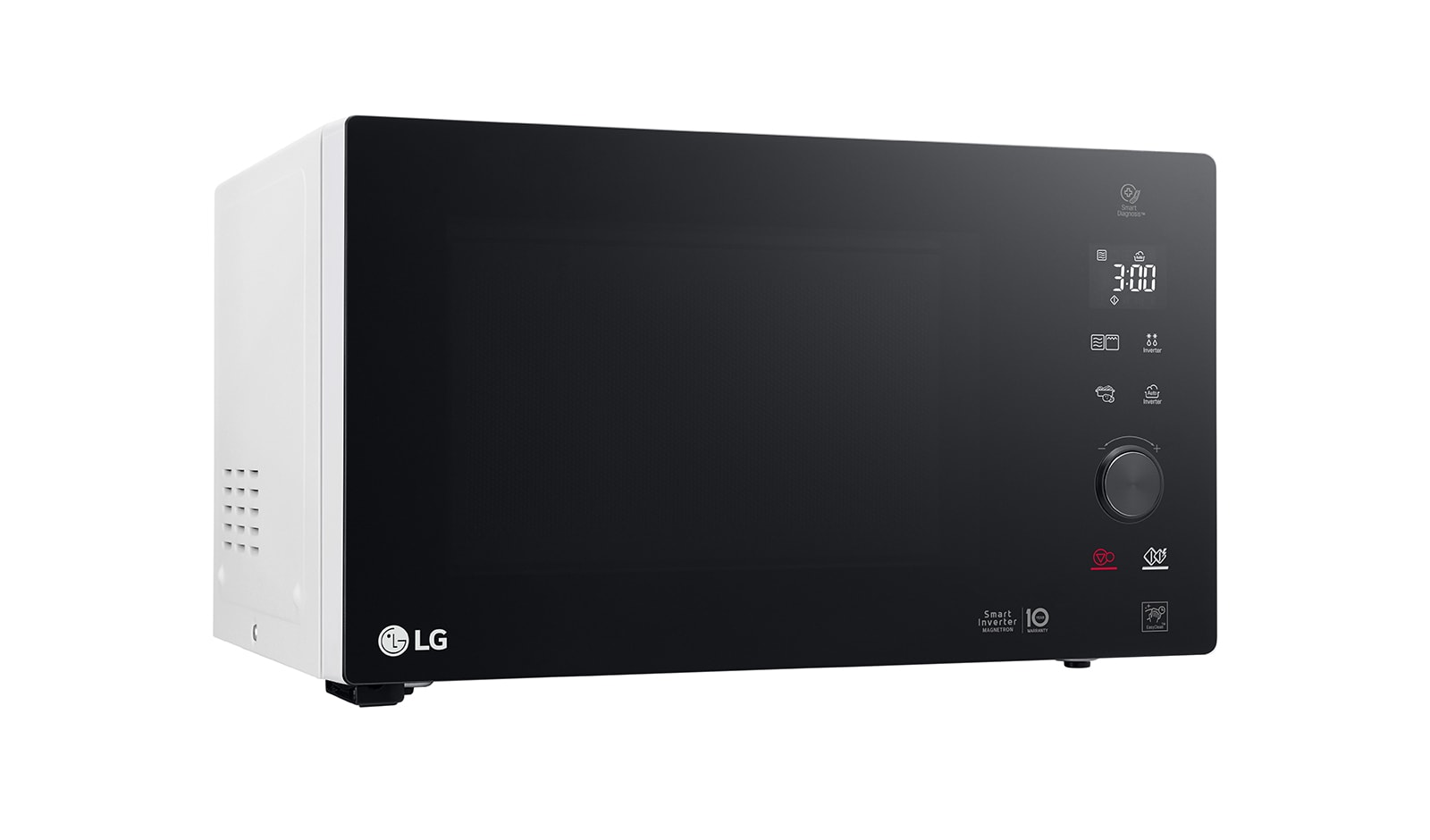 LG NeoChef™, Izgara Özellikli, Siyah, Paslanmaz Çelik, 25lt, Smart Inverter, EasyClean Mikrodalga, MH6565DIS