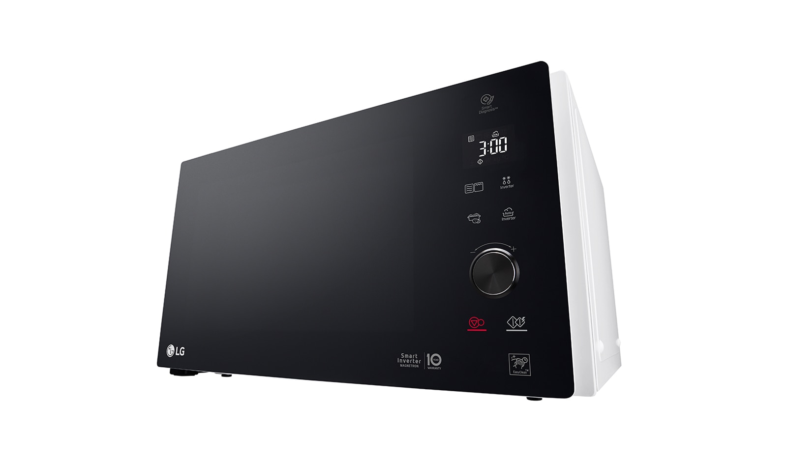 LG NeoChef™, Izgara Özellikli, Siyah, Paslanmaz Çelik, 25lt, Smart Inverter, EasyClean Mikrodalga, MH6565DIS