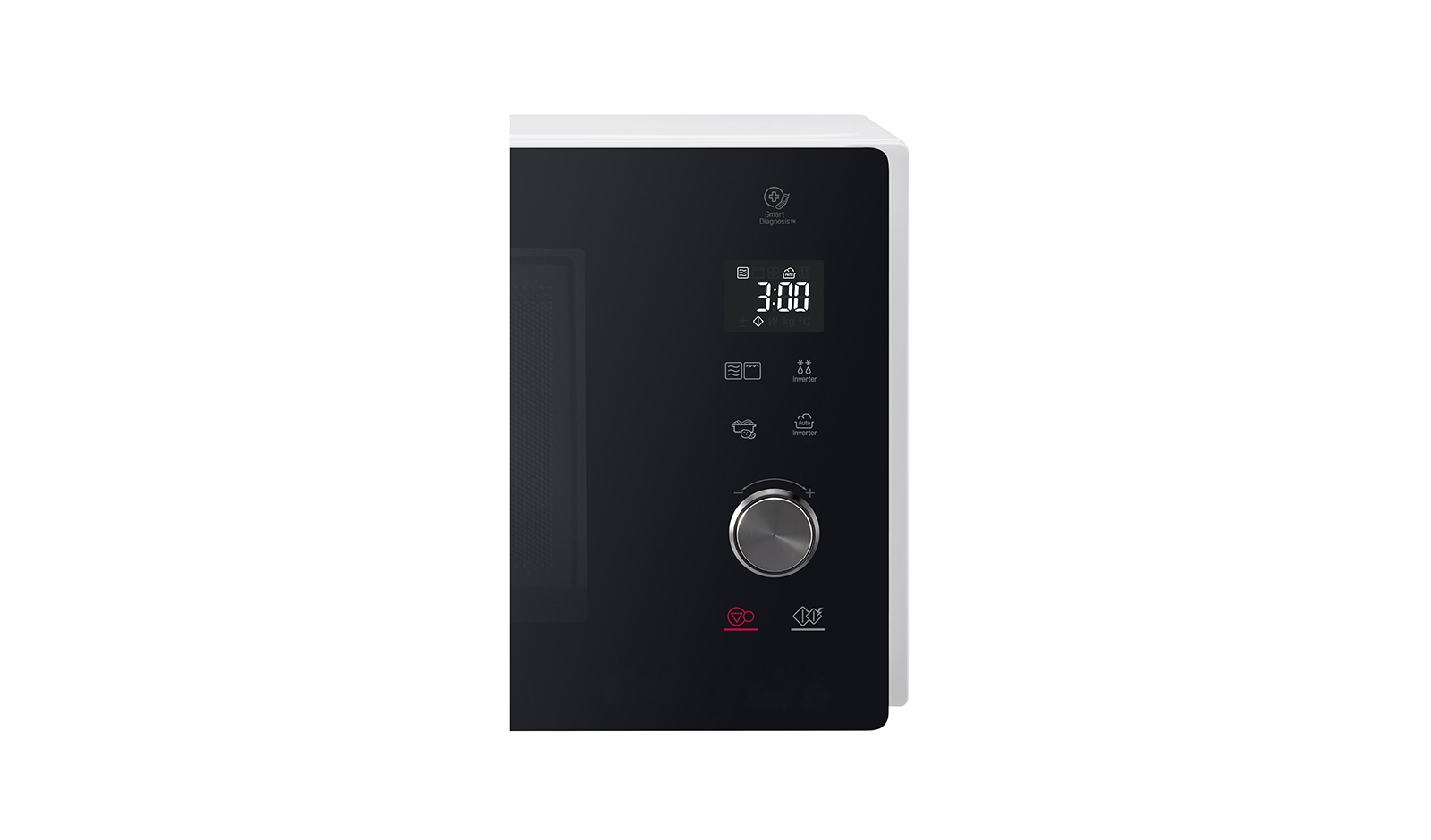 LG NeoChef™, Izgara Özellikli, Siyah, Paslanmaz Çelik, 25lt, Smart Inverter, EasyClean Mikrodalga, MH6565DIS