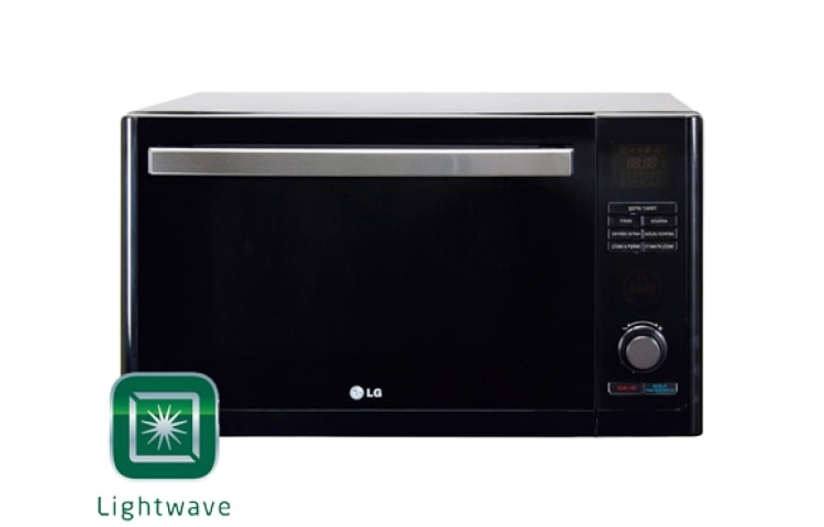 32 litre, Mikrodalga: 900W, Izgara: 1250W, Fırın 1250W, Lightwave™/Kömürlü Işık Fırını, Otomatik Pişirme Programları, Otomatik Çözme, Active Convection™ MJ3281BP için önden görünüm