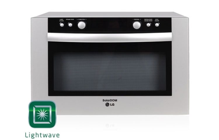 32 litre, Mikrodalga: 1300W, Izgara 1900W, Fırın: 2200W, Lightwave/Işıkla Pişirme, Işıkla Pişirime, Buhar Şefi, Akıllı Rehber MP9287NC için önden görünüm