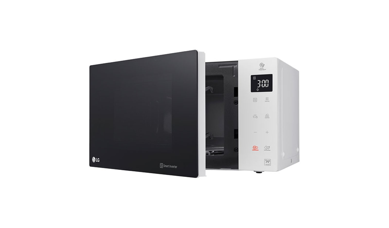 LG NeoChef™, Beyaz, Paslanmaz Çelik, 25lt, Smart Inverter, EasyClean Mikrodalga, MS2535GISW