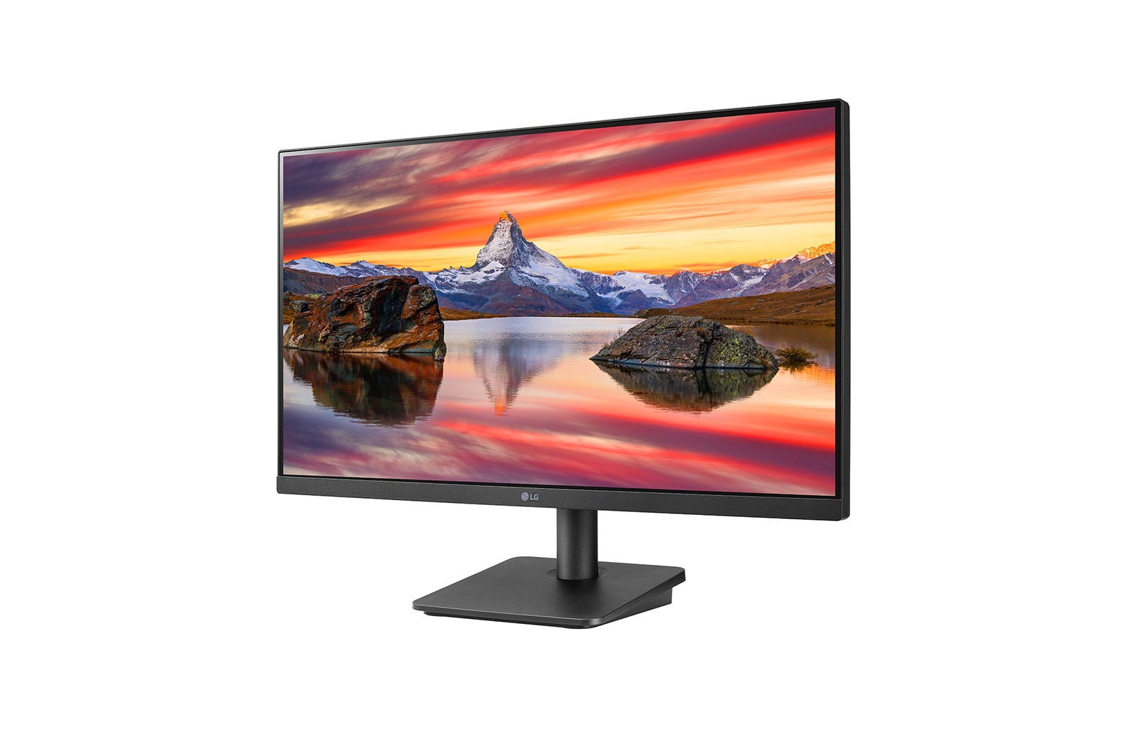 LG 3 Yönlü Neredeyse Çerçevesiz Tasarıma sahip 23,8" IPS Full HD Monitör, 24MP400P-B