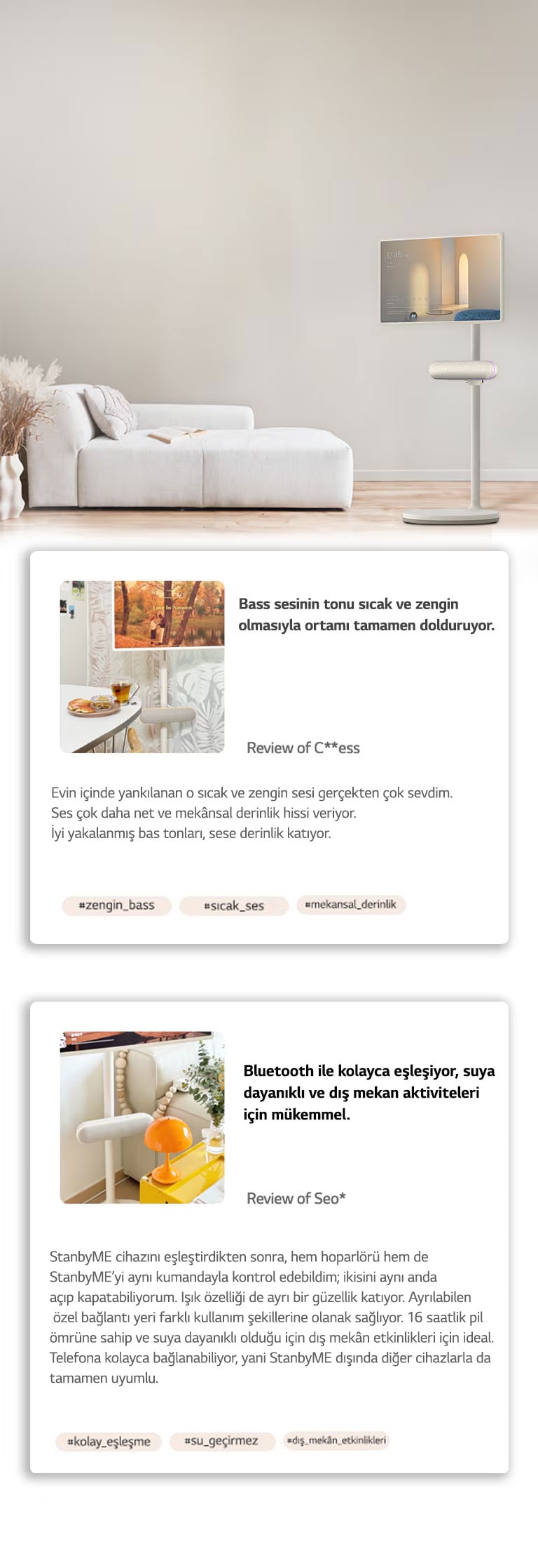 LG XT7S hoparlör yorumu