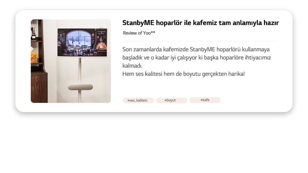 LG XT7S hoparlör yorumu