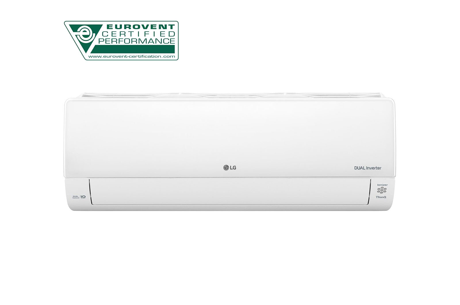 Front view of DUALCOOL™ Sirius Inverter Wi-Fi Klima 12K Btu DC12RTH