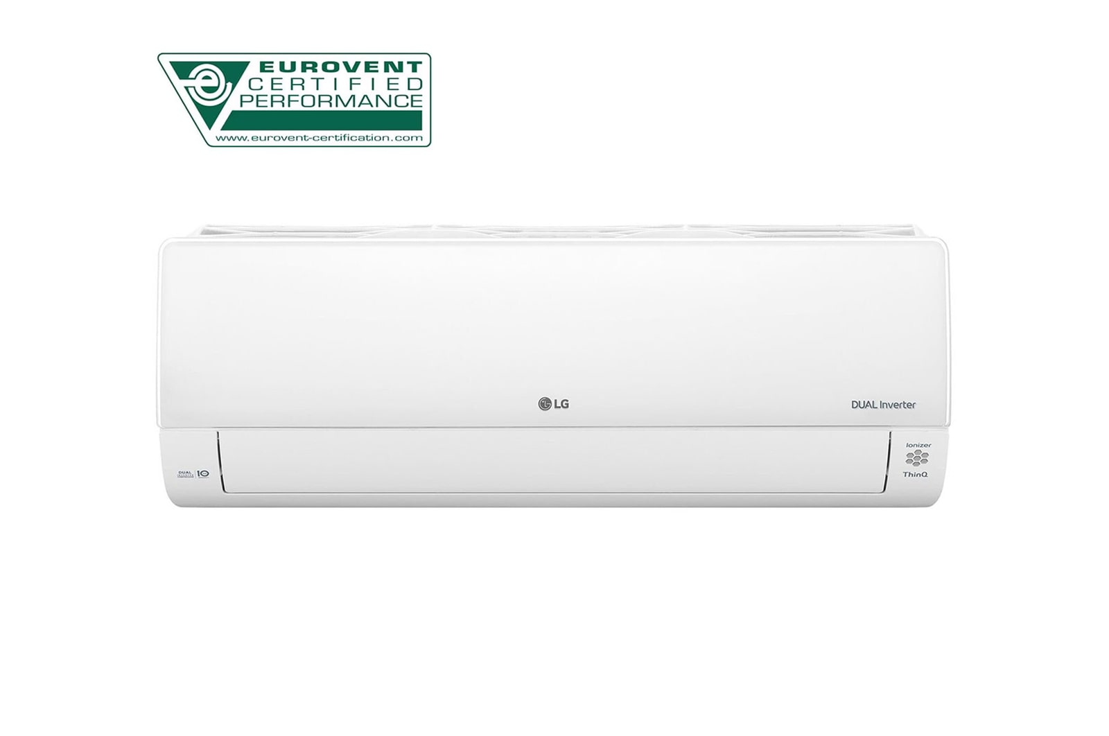 Front view of DUALCOOL™ Sirius Z Inverter Wi-Fi Klima 18K Btu DZ18RTK