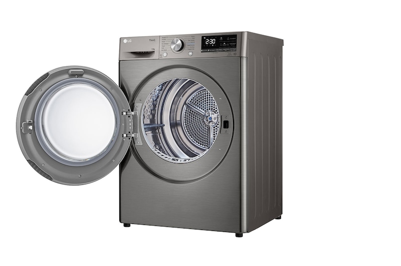 LG 10 Kg Kurutma Makinesi | DUAL Inverter Isı Pompalı Kurutucu |ThinQ (Wi-Fi) özellikli | Gri Renk, RH10V9PV2W