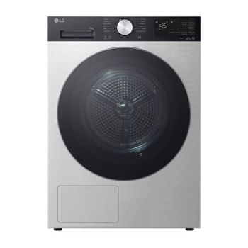 Front view of LG 10 Kg Kurutma Makinesi | DUAL Inverter Isı Pompalı Kurutucu | AI Dry™ | ThinQ (Wi-Fi) özellikli | Gümüş (İki Tonlu) RH10X5TVENP
