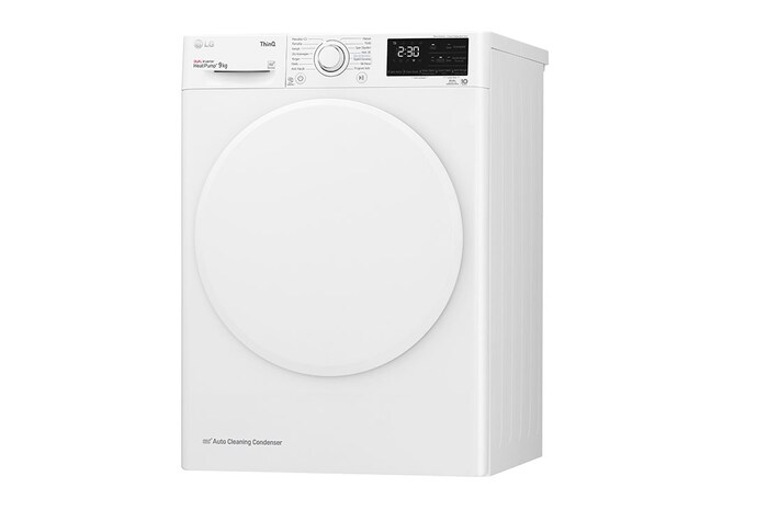 LG 9 Kg Kurutma Makinesi | Enerji Tasarrufu 9 kg İkili Isı Pompası ile Üstün Kurutma | Gümüş , RH90V3AV0N