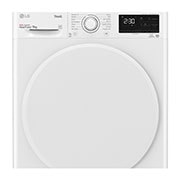 LG 9 Kg Kurutma Makinesi | Enerji Tasarrufu 9 kg  İkili Isı Pompası ile Üstün Kurutma | Gümüş , RH90V3AV0N