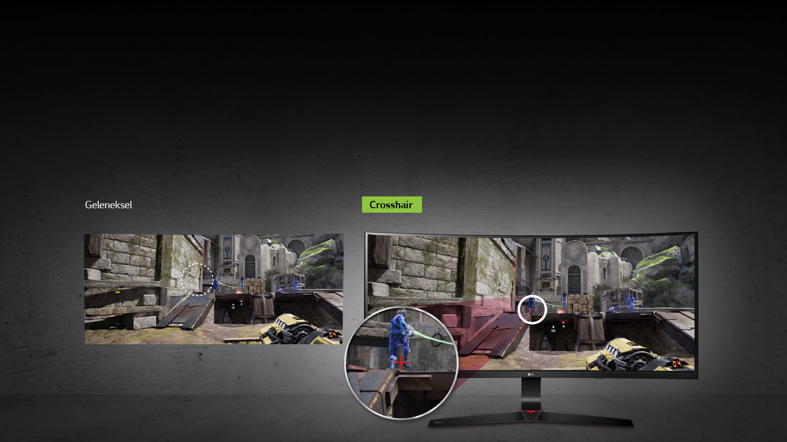 UltraWide 34 İnç Full HD LED Oyun Monitörü IPS Kavisli Panel 5ms