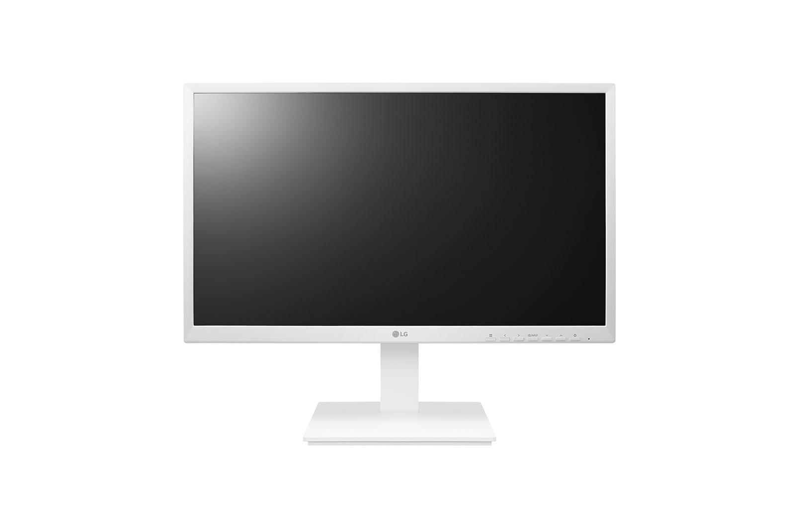 Pivot Ayarlı IPS Ekran Beyaz Led Monitör 24 İnç  5ms Tepki Süresi 24BK550Y-W 24BK550Y-W için önden görünüm