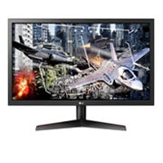 Ultragear 24 İnç Oyun Monitörü FreeSync 144Hz Yenileme Hızı ve 1ms Tepki Süresi Siyah 24GL600F-B için önden görünüm
