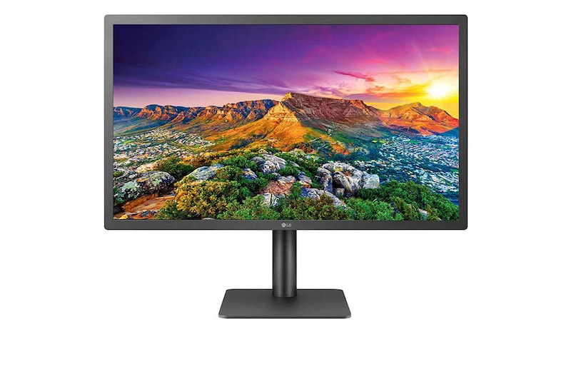 Front view of UltraFine 23,7 İnç 4K (3840 x 2160)  Mac Uyumlu IPS Ekran 14ms Tepki Süresi 24MD4KL-B