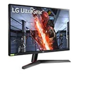 LG Ultragear 27 İnç Oyun Monitörü HDR10 144Hz Yenileme Hızı ve 1ms Tepki Süresi GtG, 27GN600-B