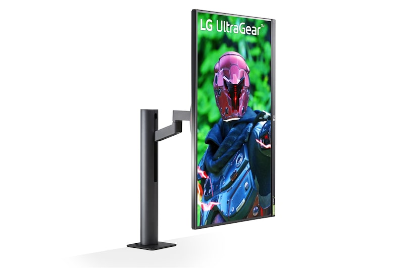 LG Ultragear 27 İnç Ergo Oyun Monitörü Nano IPS 1ms Tepki Süresi NVIDIA® G-SYNC® 27GN88A-B, 27GN88A-B