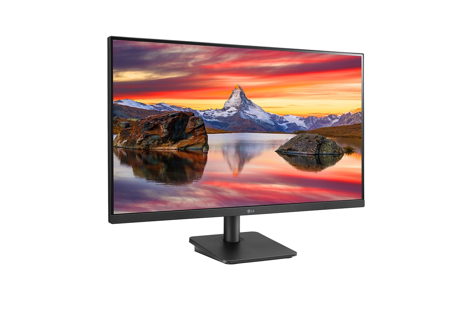 LG 3 Yönlü Neredeyse Çerçevesiz Tasarıma sahip 27" IPS Full HD Monitör, 27MP400P-B
