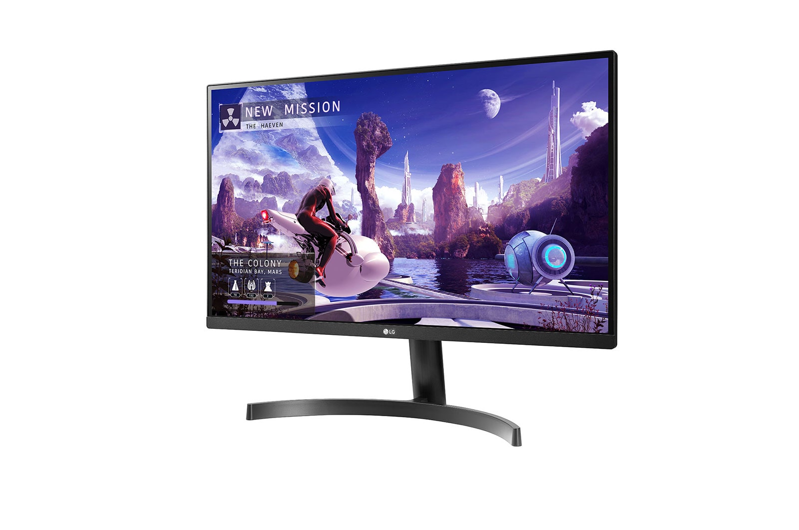 LG QHD IPS Monitör  27 İnç 5ms Tepki Süresi HDR10 Titreşim Önleyici 27QN600-B, 27QN600-B