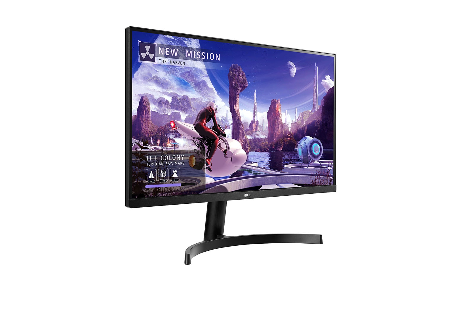 LG QHD IPS Monitör  27 İnç 5ms Tepki Süresi HDR10 Titreşim Önleyici 27QN600-B, 27QN600-B