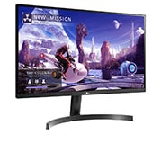 LG QHD IPS Monitör  27 İnç 5ms Tepki Süresi HDR10 Titreşim Önleyici 27QN600-B, 27QN600-B