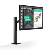LG Ergo IPS Monitör 27 İnç Pivot QHD FreeSync Hareket Ettirilebilir Ekran 27QN880-B, 27QN880-B