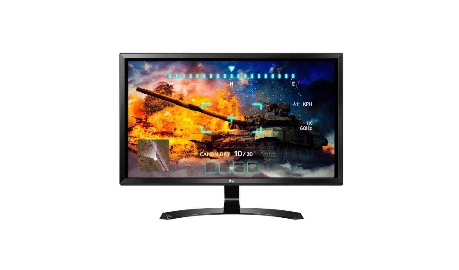Ultra HD 4K Monitör UD58 27UD58-B için önden görünüm