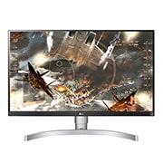 27&#34; 4K UHD IPS LED Monitör 27UK650-W için önden görünüm