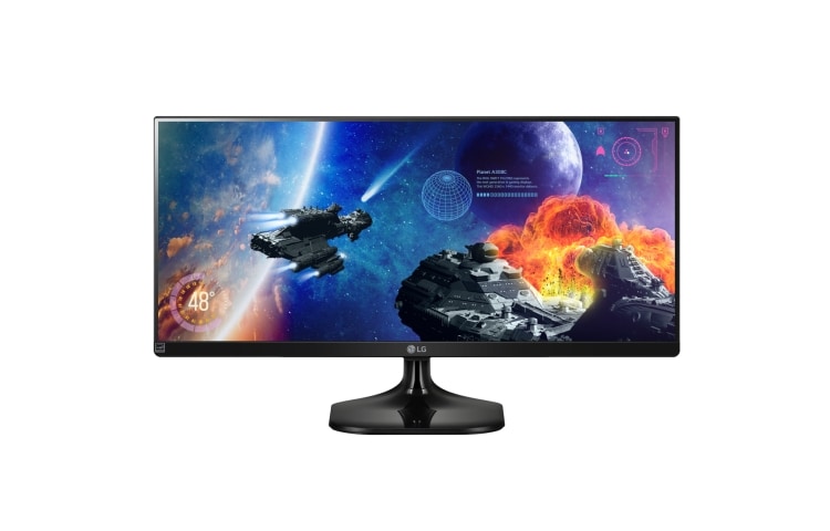 LG 21:9 UltraGeniş™ Monitör 29UM57 için önden görünüm