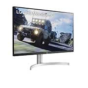 LG HDR  31,5 İnç LED Monitör  4K Çözünürlük HDR10 AMD FreeSync  4ms Tepki Süresi 32UN550-W, 32UN550-W