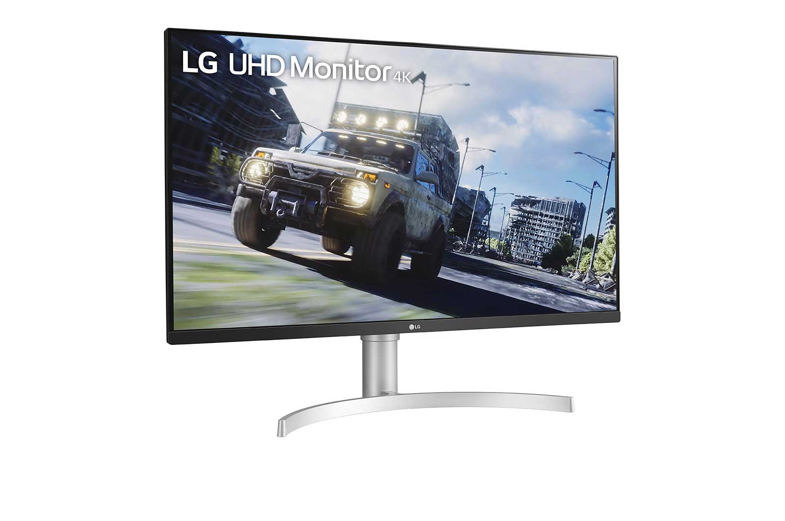 LG HDR  31,5 İnç LED Monitör  4K Çözünürlük HDR10 AMD FreeSync  4ms Tepki Süresi 32UN550-W, 32UN550-W