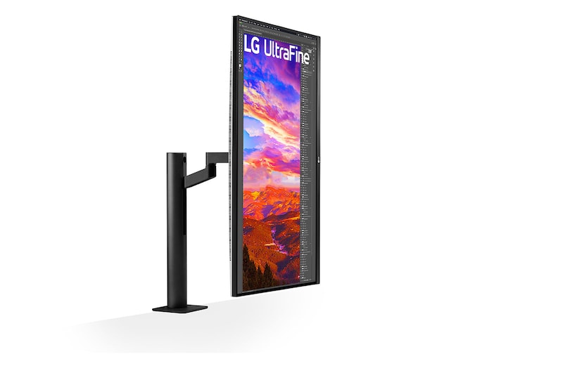 LG UltraFine Ergo Monitor 32 İnç FreeSync USB Type -C HDR10 4K Hareket Ettirilebilir Ekran 32UN88A-W, 32UN88A-W