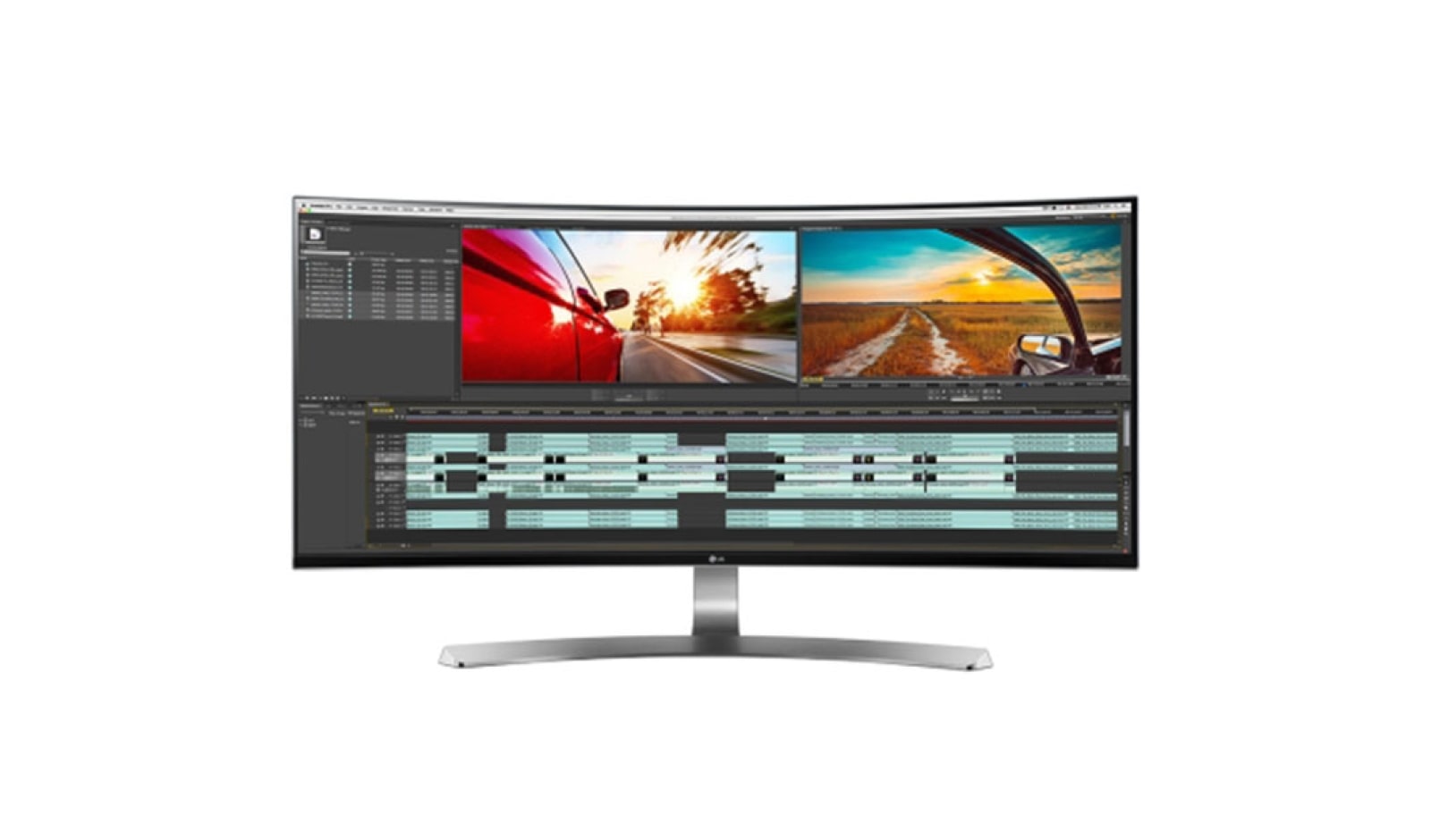 34&#34; Class 21:9 UltraWide® WQHD IPS Thunderbolt™ Kavisli Tasarim LED Monitor 34UC98 için önden görünüm