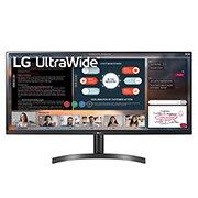 UltraWide™ 34 İnç Full HD Monitör 5ms Tepki Süresi Siyah HDR 10 34WL500-B için önden görünüm