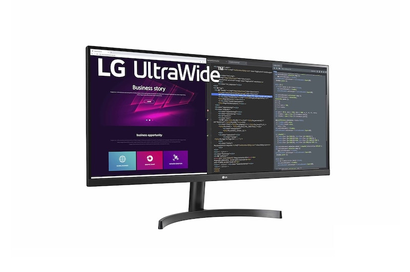 LG UltraWide Monitor 34 İnç QHD AMD FreeSync HDR 10  Hareket Ettirilebilir Ekran, 34WN700-B