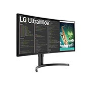 LG UltraWide 34,5 İnç LED Monitör Kavisli Panel QHD HDR VA Ekran  5ms Tepki Süresi 35WN73A-B, 35WN73A-B