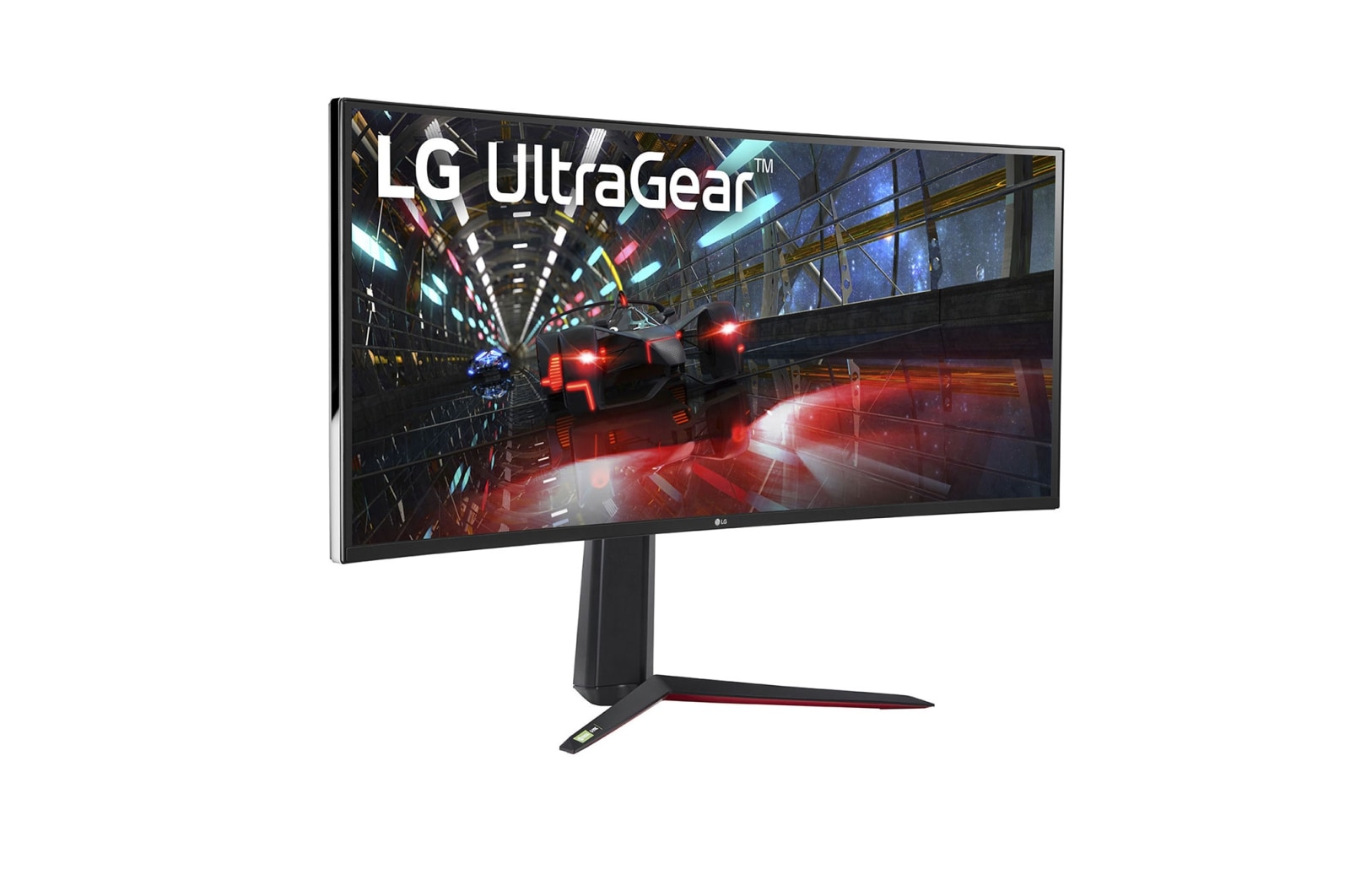 LG UltraGear Oyun Monitörü 37,5 İnç Monitör Kavisli WQHD+ HDR Nano IPS Ekran 1ms Tepki Süresi NVIDIA G-SYNC® Uyumlu 38GN950, 38GN950-B