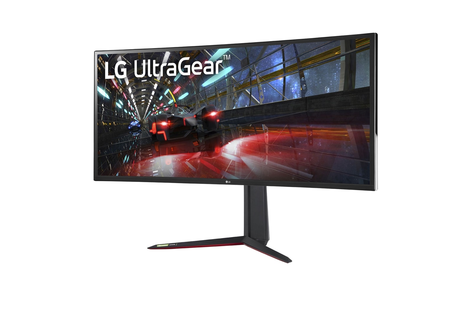 LG UltraGear Oyun Monitörü 37,5 İnç Monitör Kavisli WQHD+ HDR Nano IPS Ekran 1ms Tepki Süresi NVIDIA G-SYNC® Uyumlu 38GN950, 38GN950-B