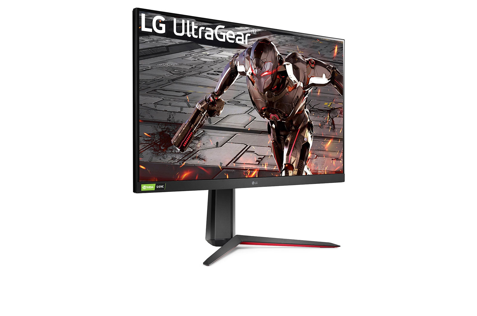 LG 165 Hz, 1 ms MBR ve NVIDIA® G-SYNC® Uyumlu 31,5" UltraGear™ Full HD Oyun Monitörü, 32GN55R-B