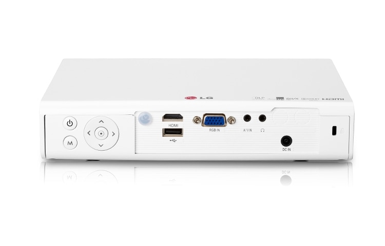 LG 700 Ansi Lumens, USB'den DivX HD ve MsOffice Destekli, Intel Widi Özelliğine Sahip Home Cinema HD Ready projektör, PA72G