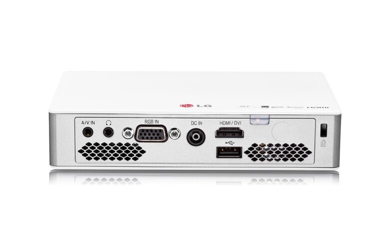 LG 500 Ansi Lumens, USB'den DivX HD ve MsOffice Destekli, Intel Widi Özelliğine Sahip Home Cinema HD Ready Projektör, PB62G