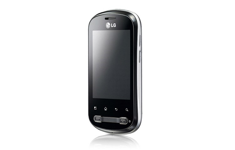 Android&#39;e Renk Geldi! P350 LG Optimus ME için önden görünüm