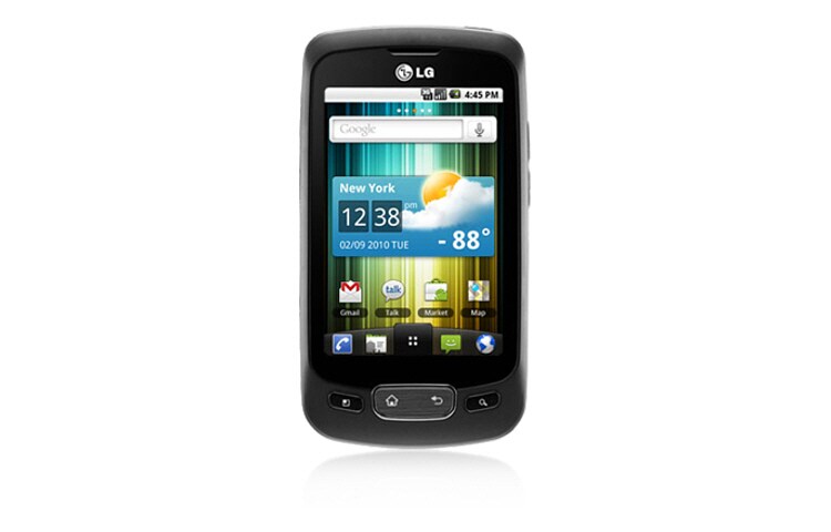 LG Optimus One İle İşin Uzmanı Olun! P503 LG Optimus ONE için önden görünüm