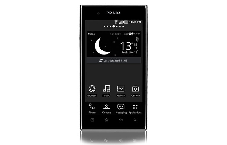 LG P940 PRADA phone P940 PRADA phone by LG 3.0 için önden görünüm