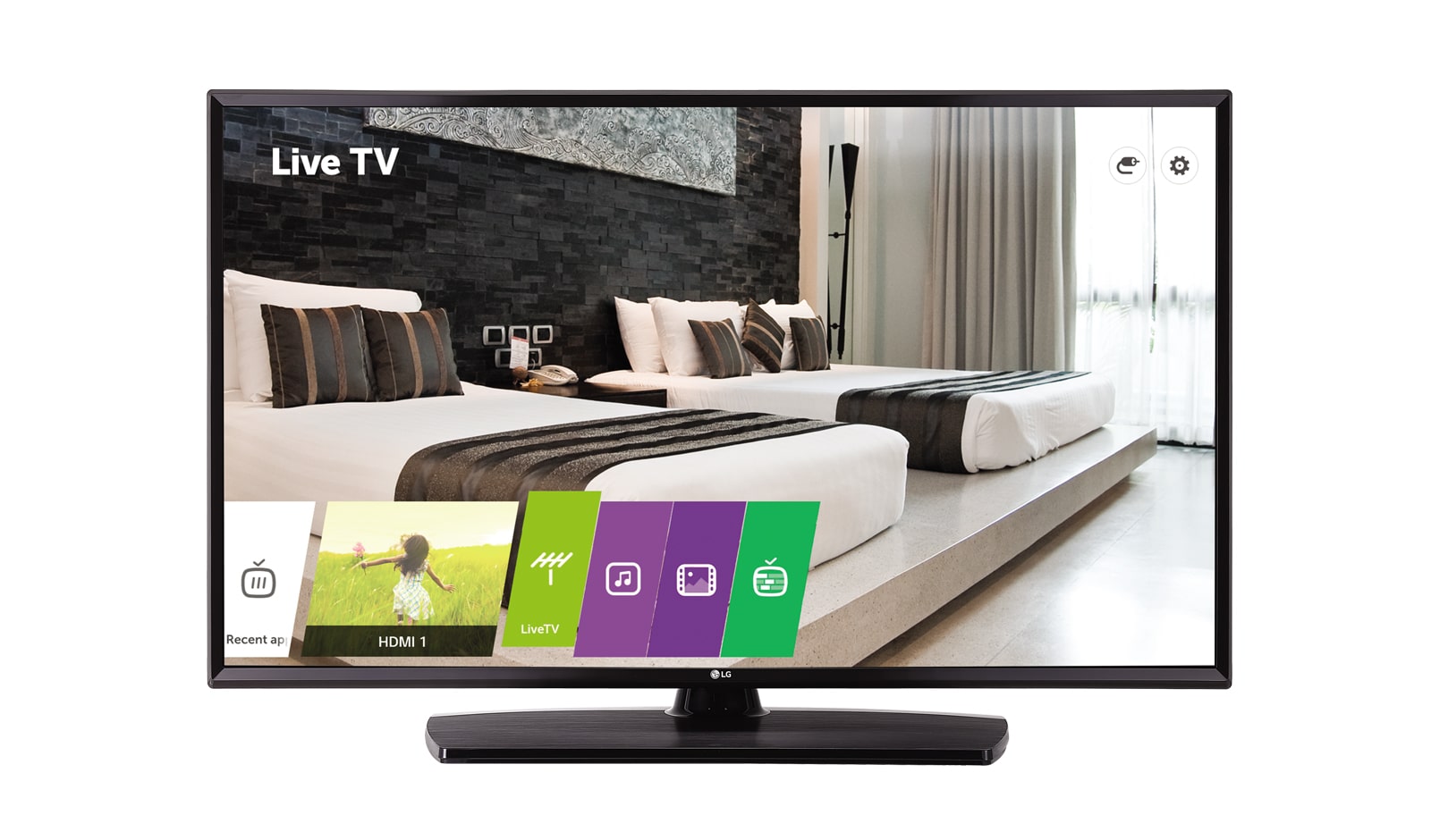 43&#34; UHD Otel TV 43UV661H için önden görünüm
