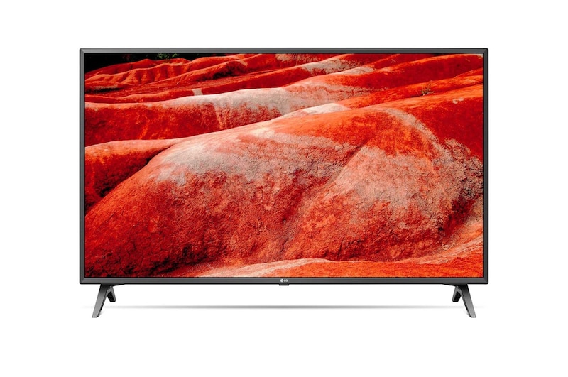 Front view of 50" LG ULTRA HD 4K TV 50UM751C0ZA
